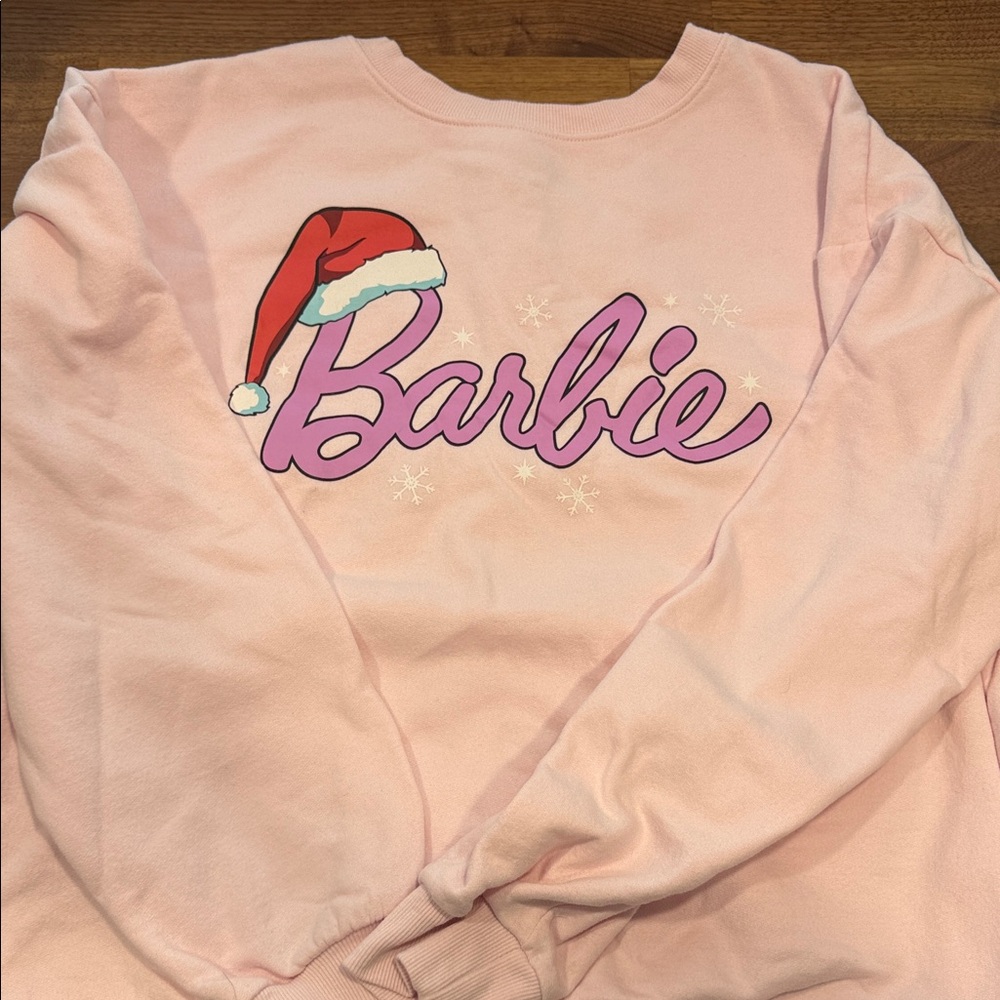 Barbie Pink Sweatshirt with Logo